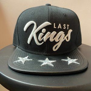 Last Kings Snapback with Leather Brim
